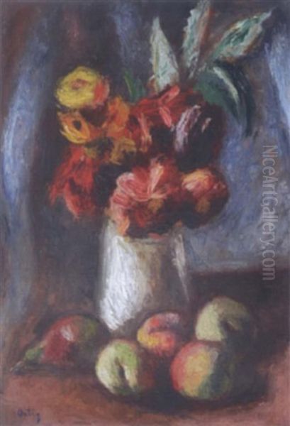 Composition Aux Fleurs Et Aux Fruits - view 1