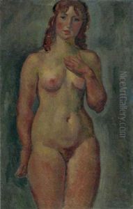 Nu Feminin Debout by Manuel Ortiz De Zarate
