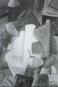 Bodegon Picassiano by Manuel Ortiz De Zarate