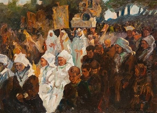 Procesion En La Cerdena - view 1