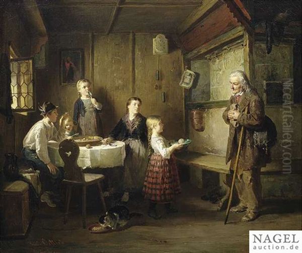 Interior With A Peasant Family - view 1