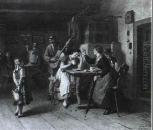 Im Wirtshaus by Friedrich Ortlieb