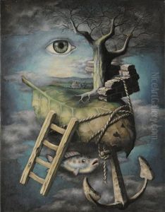Surrealist Scene by Theo Ortman