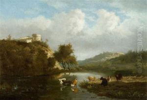Kuhe An Einem Fluss Kuhe An Einem Fluss