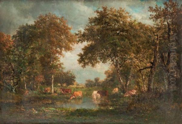 Vaches A L'etang - view 1