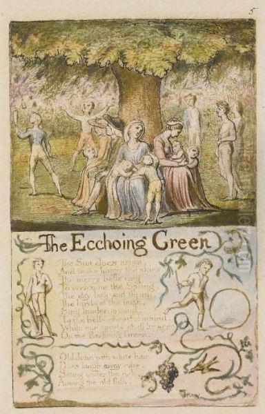 The Ecchoing Green: Both Plates - view 1