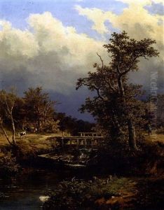 Paisaje Con Represa