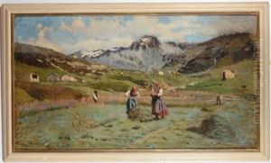 Il Taglio Del Grano by Uberto dell' Orto