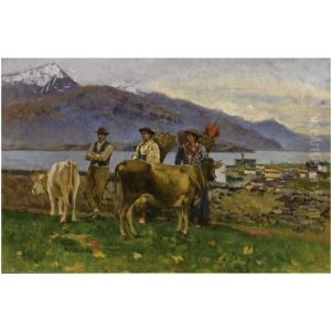 Alla Fiera Di Gravedona by Uberto dell' Orto