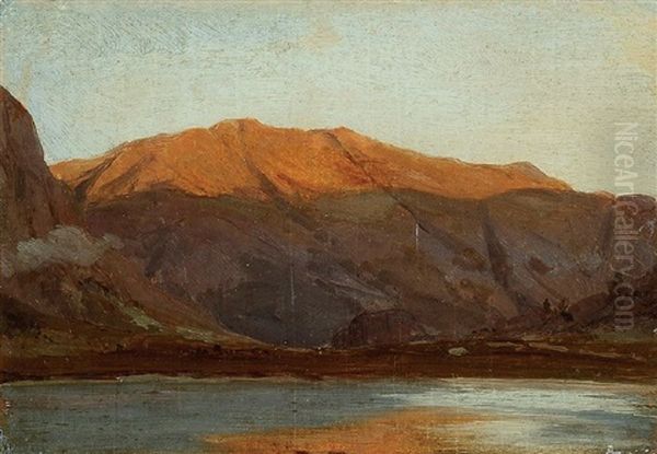 Paesaggio Montano Con Lago - view 1