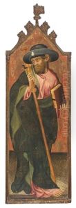 Santo Tomas Apostol, San Jaime Apostol Y Santa Lucia by Pasqual Ortoneda