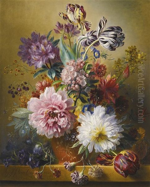 An Opulent Flower Still Life - view 1
