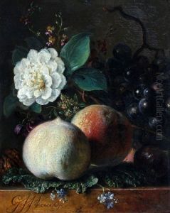 Stilleven Met Fruit En Bloemen