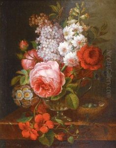 Flower Still Life by Georgius van Os