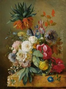 A Still Life Of Flowers