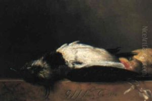 Lapwing And Apples On A Ledge by Georgius van Os