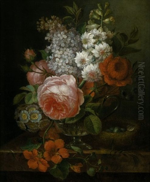 Blumenstilleben Mit Flieder - view 1
