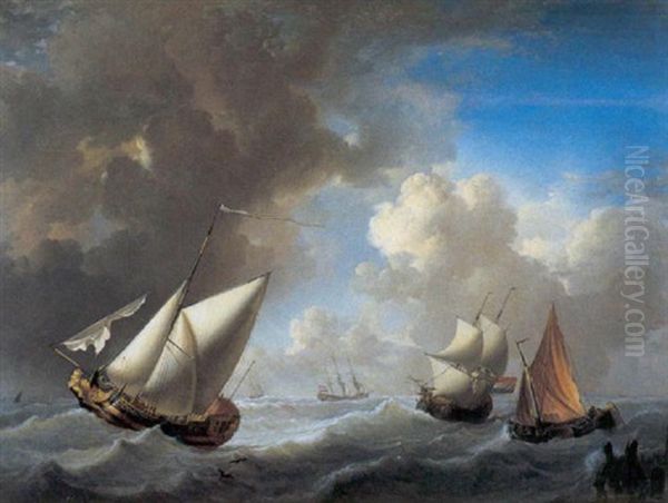 Schepen Bij De Monding - view 1