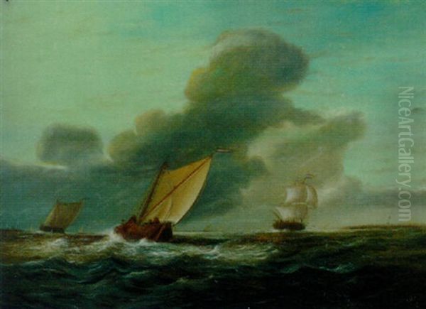 Shipping In An Estuary - view 1
