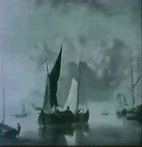 A Quiet Anchorage by Jan van Os
