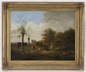 Untitled (peasants Stopping For Water)