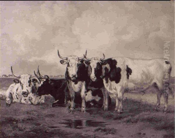 Cattle In A Landscape - view 1