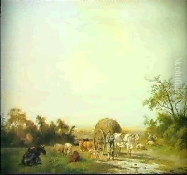 Bauern Und Hirten Bei Der Rast - view 1
