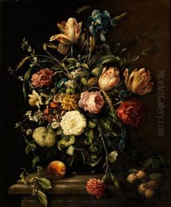 Blumenstilleben by Josef (Oskar Becker) Osbeck