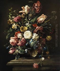 Blumenstilleben by Josef (Oskar Becker) Osbeck