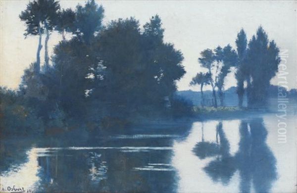 Tombee Du Soir Sur L'oise - view 1