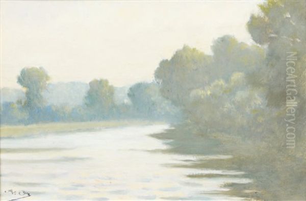 L'etang, Le Matin Dans L'allier - view 1