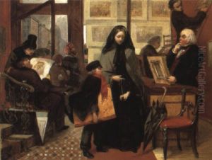 Sketch For 'nameless And Friendless' by Emily Mary Osborn