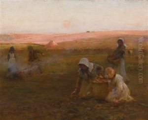 Potato Gathering by Walter Frederick Osborne