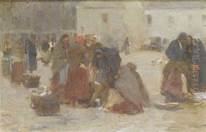 Fish Market, Galway by Walter Frederick Osborne