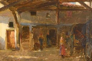 An Interior Of A Coach House An Interior Of A Coach House