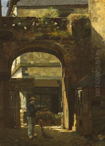 Sunshine And Shadow, (la Rue De L'apport), Dinan - view 1