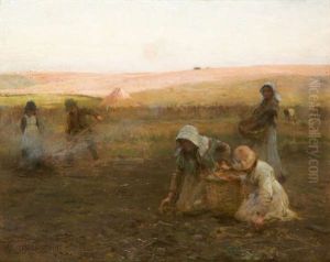 Potato Gathering by Walter Frederick Osborne