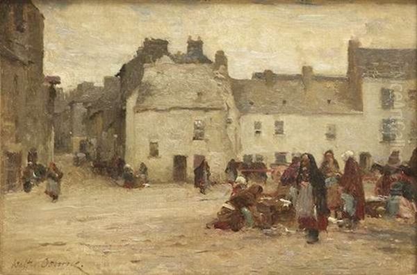 Galway Market Scene - view 1