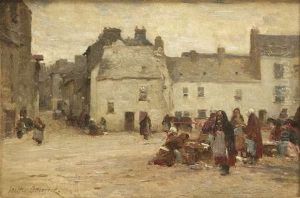 Galway Market Scene