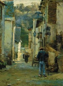Rue St. Sebastian, A Narrow Street, Quimperle