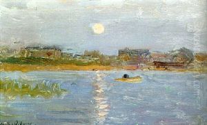 Moonlight; Galway Harbour by Walter Frederick Osborne