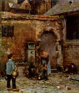Beneath St. Jacques, Antwerp by Walter Frederick Osborne