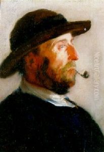 Portrait Of A Man With A Pipe Portrait Of A Man With A Pipe