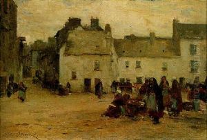 Irish Market Scene Irish Market Scene