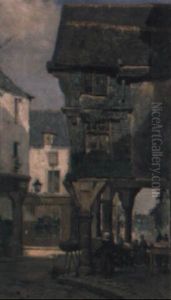 Street Scene, Quimperle by Walter Frederick Osborne