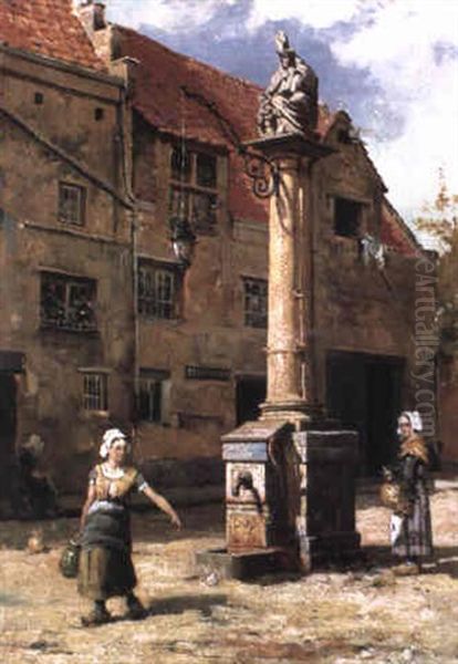 The Pump Of St. Nicholas, Antwerp - view 1