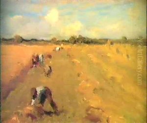 Workers In The Fields by Walter Frederick Osborne