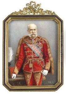 Kaiser Franz Joseph I. Von Osterreich by Lajos Osko