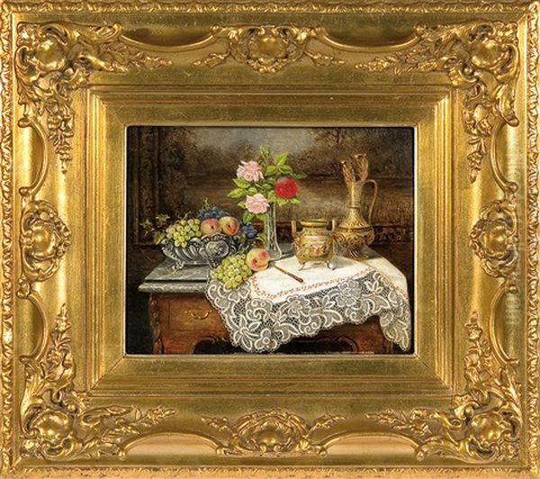 Still Life With Flowers And Fruits - view 1