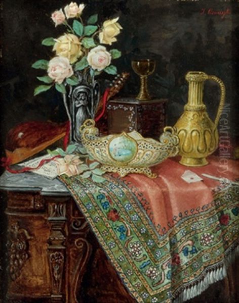 Stilleben Mit Rosen In Vase - view 1